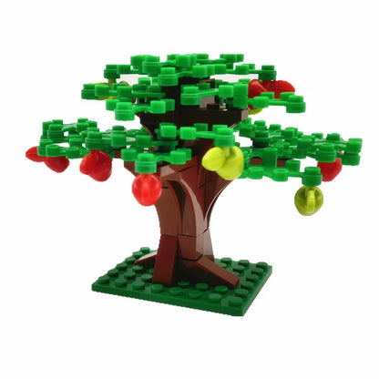 Farm Animals Trees Plants Building Blocks for Kids MOC Compatible