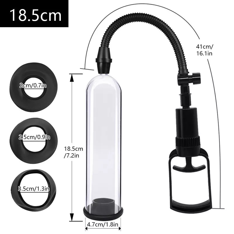 Penis Pump Vacuum Pump Toy for Adult Big Dick Erection Trainer Penis