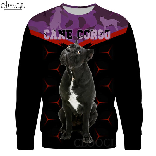 CLOOCL Men Hoodies Animal Cane Corso 3D Printed Mens Hoodie Unisex Hoodies