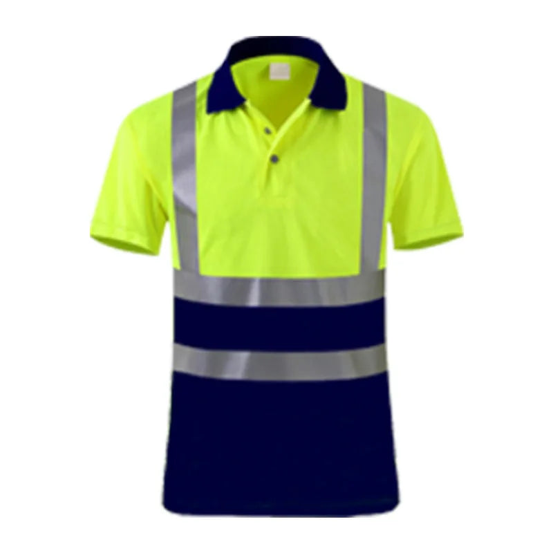 Shirts for Men High Visibility Reflective T-Shirt Long Sleeves Safety Shirt Hi