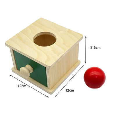 Treeyear Montessori Sensory Toys Object Permanence Box With