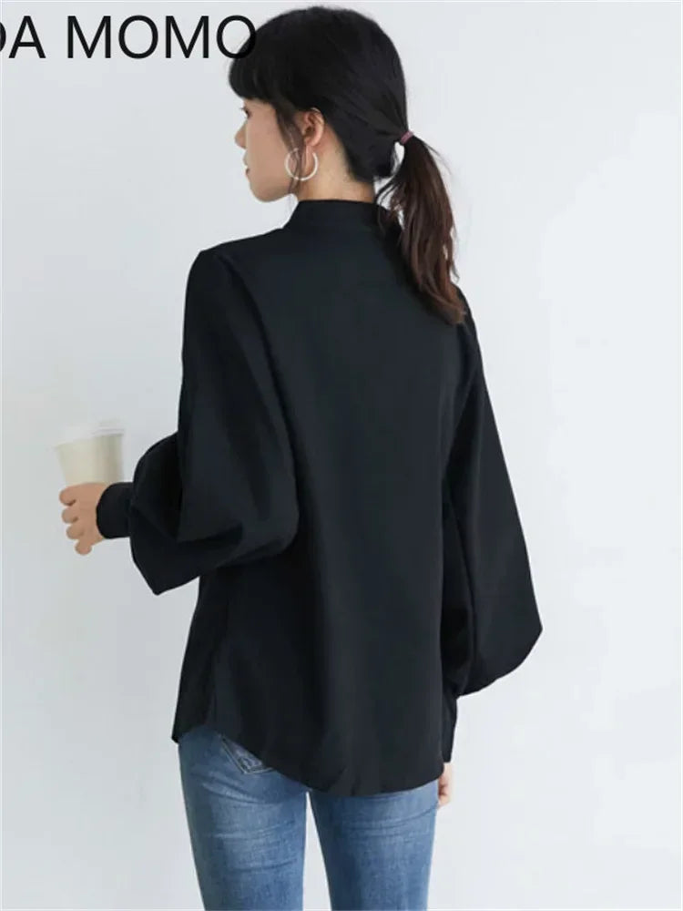 Summer Long Sleeve Office Women's Shirt Blouse for Women  Chiffon Shirts