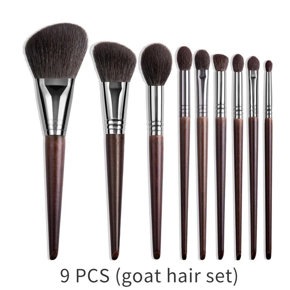 OVW Natural Makeup Brushes Set Eyeshadow Make Up Brush Kit for Makeup