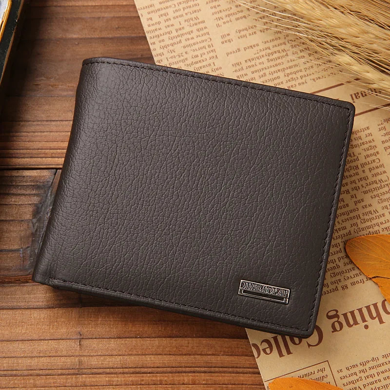 Genuine Leather Mens Wallet Premium Product Real Cowhide