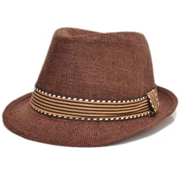 2022 Retail Solid Fashion Boys Fedora Top Hats for Kids Fedoras Baby Cap Dicer