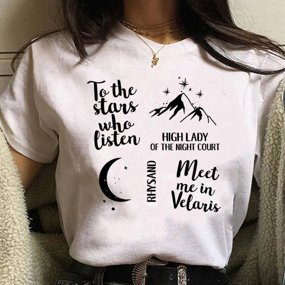 Acotar T-Shirts Women Summer T Shirt Female 2000s Clothes