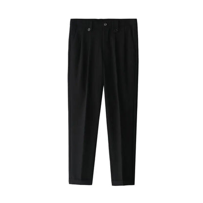 Autumn Winter Woolen Business Dress Pants