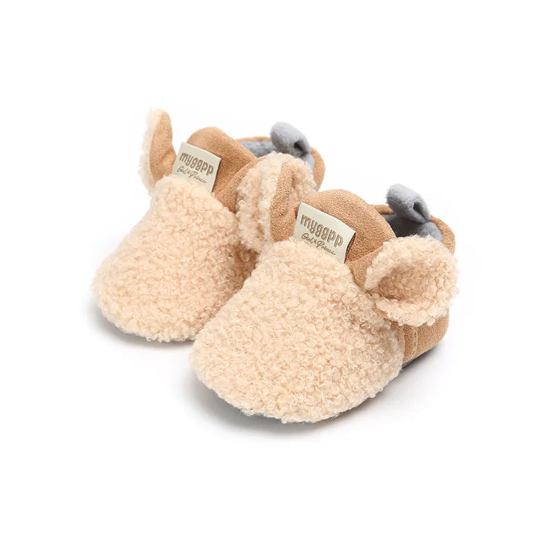 0-24 Months Unisex Baby Shoes Sheep Ears Baby Girl Snow Boots