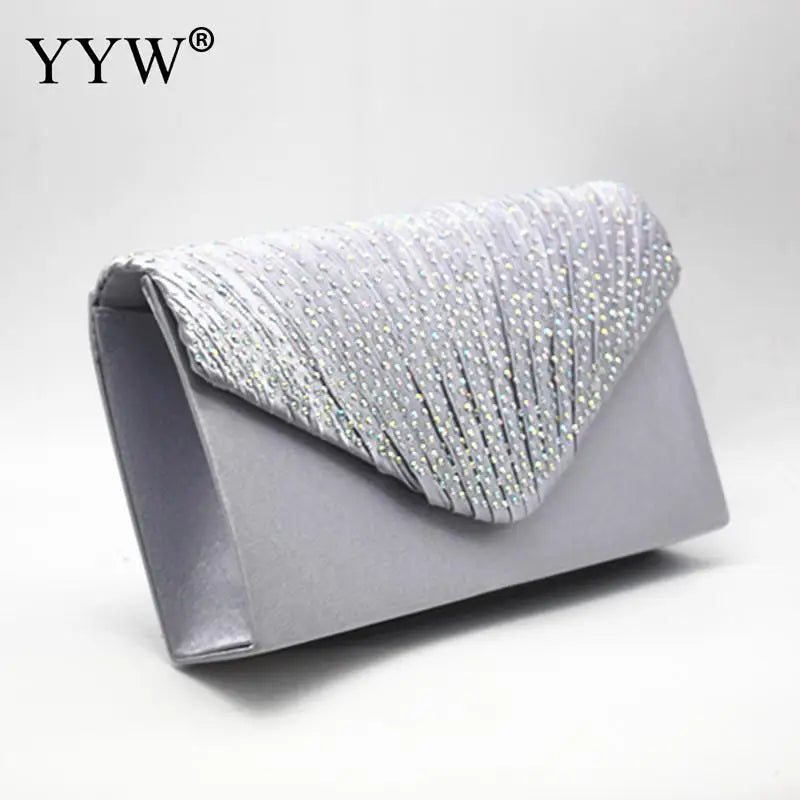 Purple Women Wedding Clutch Handbag Luxury PU Leather Bags Designed Clutch Purse