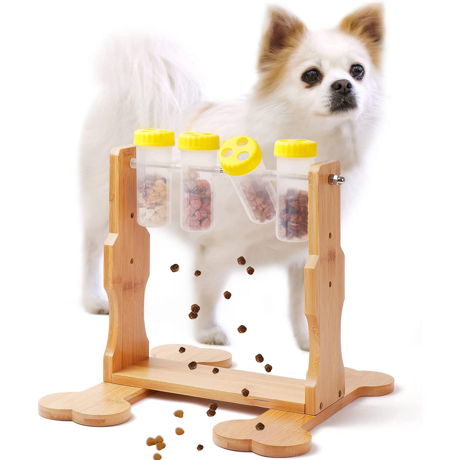 Pet Products Wooden Dog Puzzles Toy Treat Dispenser Mental Stimulation Dogs Food