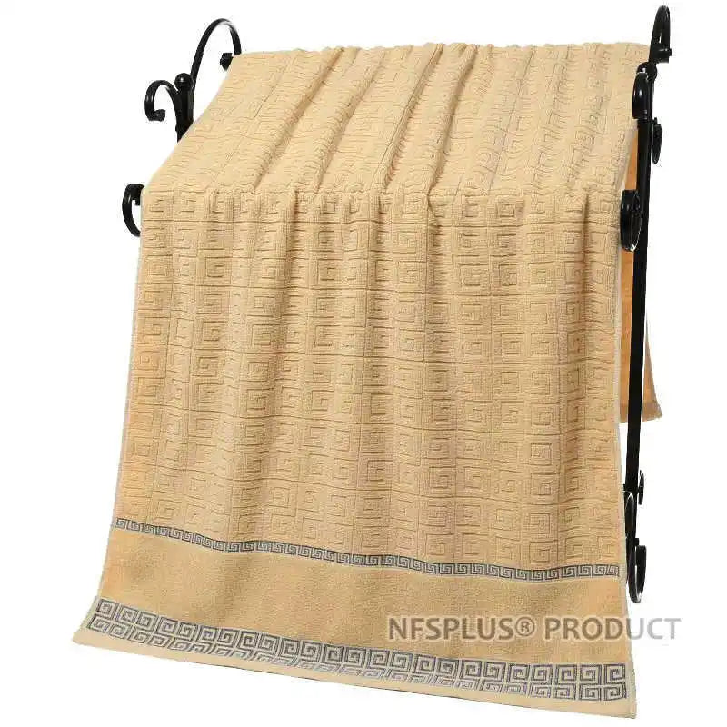 100% Cotton Bath Towel for Adults 70x140cm Terry Towel for Bathroom 35x75cm