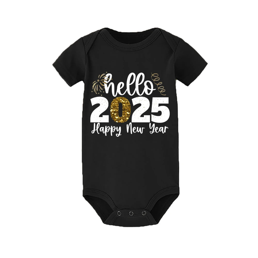 Happy New Year 2025 Baby Bodysuit Inant Romper Boys Girls