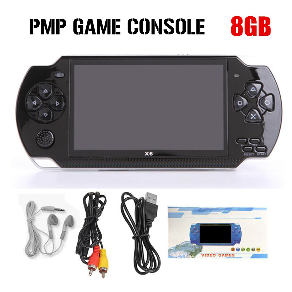 Multi-Functional Portable X6 Handheld Game Console 64/128 Bit 10000 Games