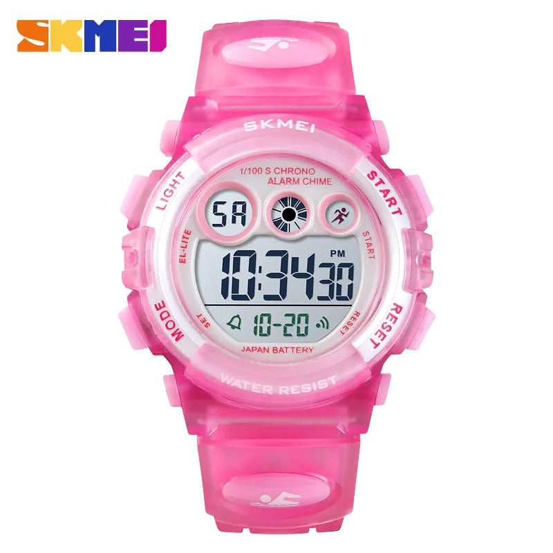 SKMEI Brand Sport Children Watch Waterproof LED Digital Kids Watches