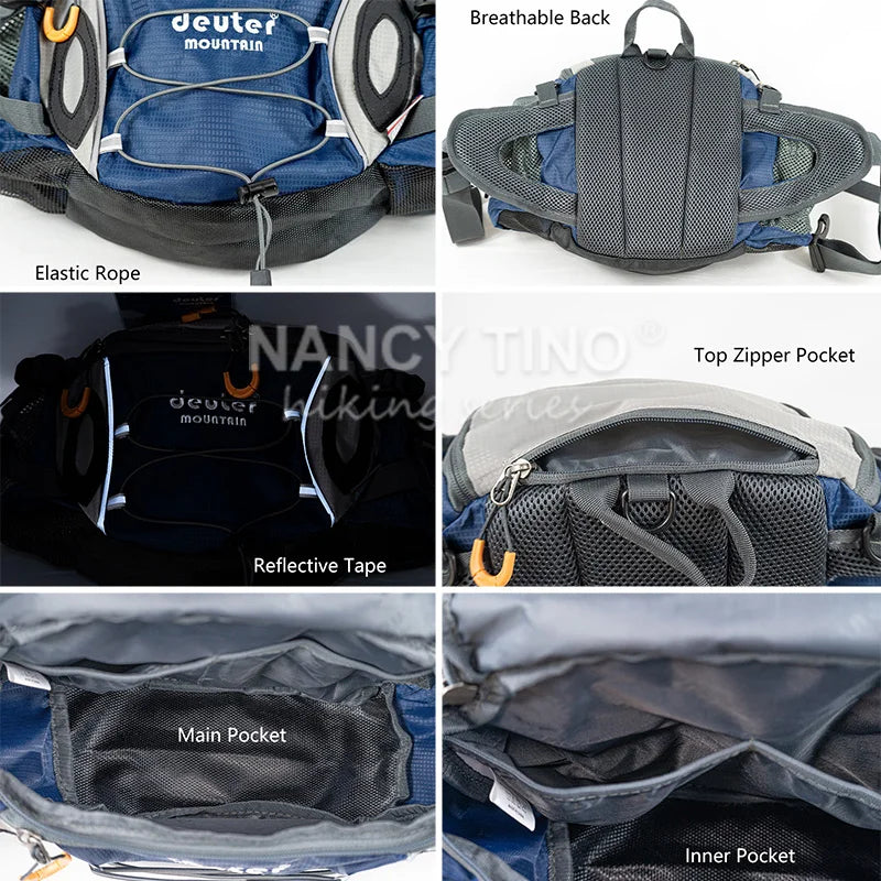 Outdoor Sports Waist Bag Hiking Cycling Climbing Men's Backpack Camping