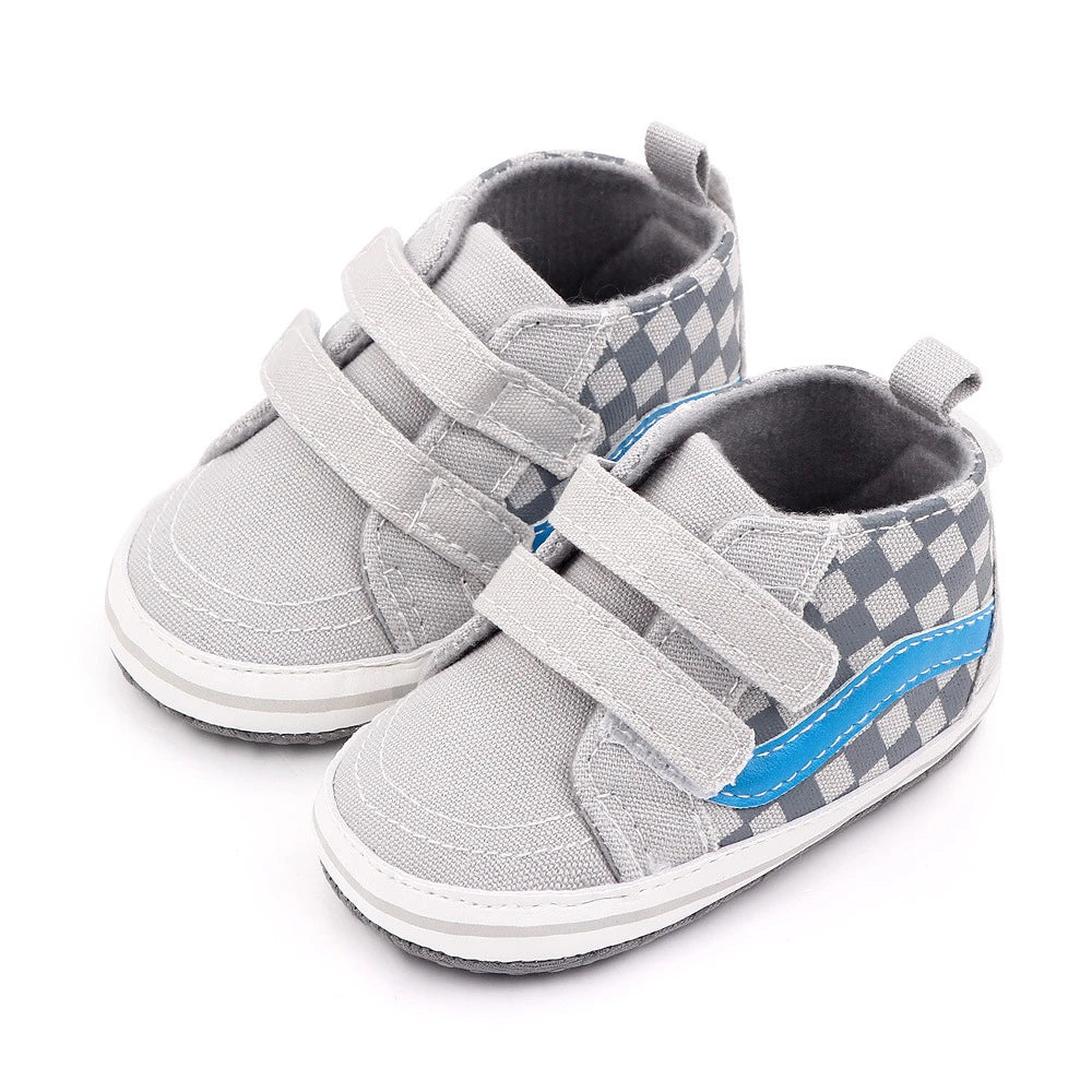 Newborn Baby Boys Shoes Pre-Walker Soft Sole Pram Shoes