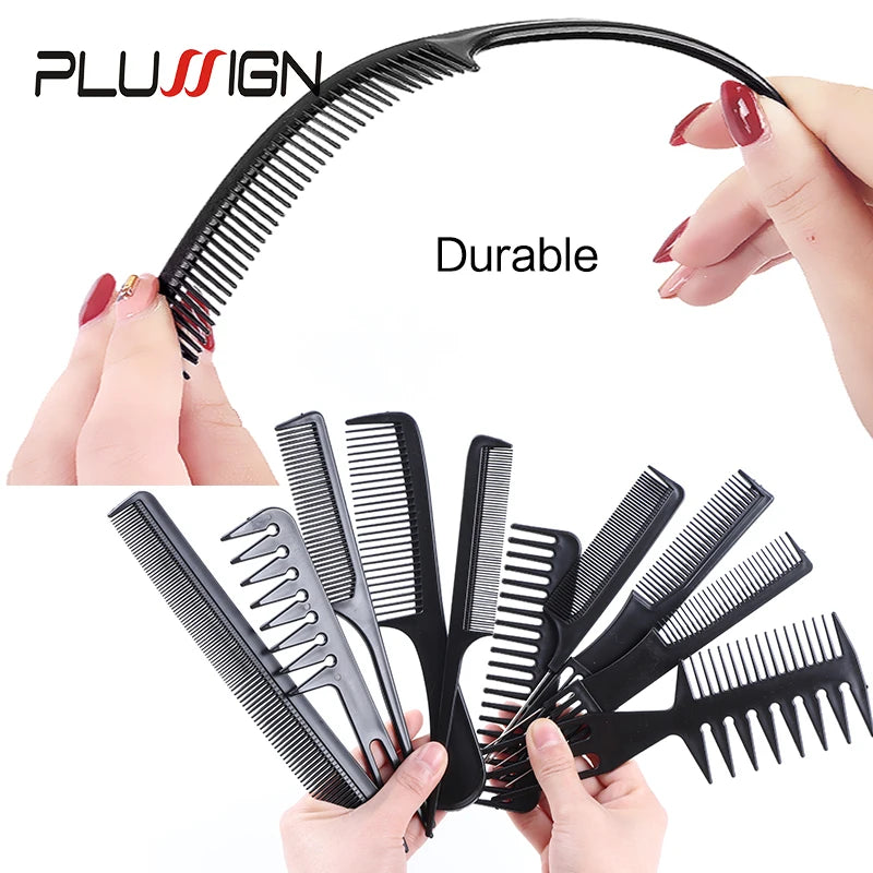 10Pcs/Lot Anti Static Hair Brush for Kids Hairstyle Comb Set Travel Hair