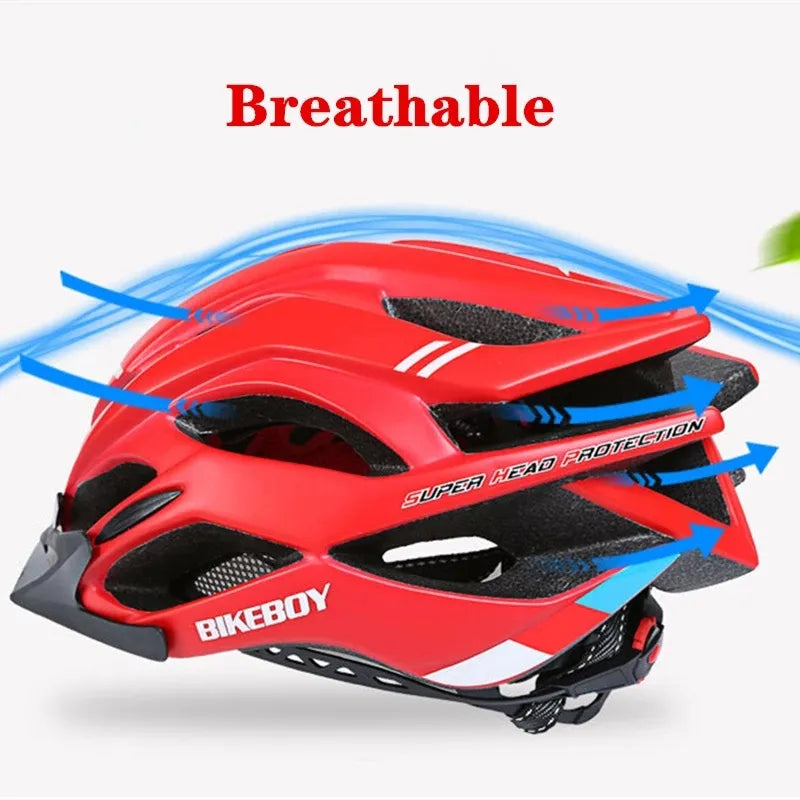 BIKEBOY Cycling Helmet Ultralight MTB Bicycle Helmet for Men Women Mountain Bike