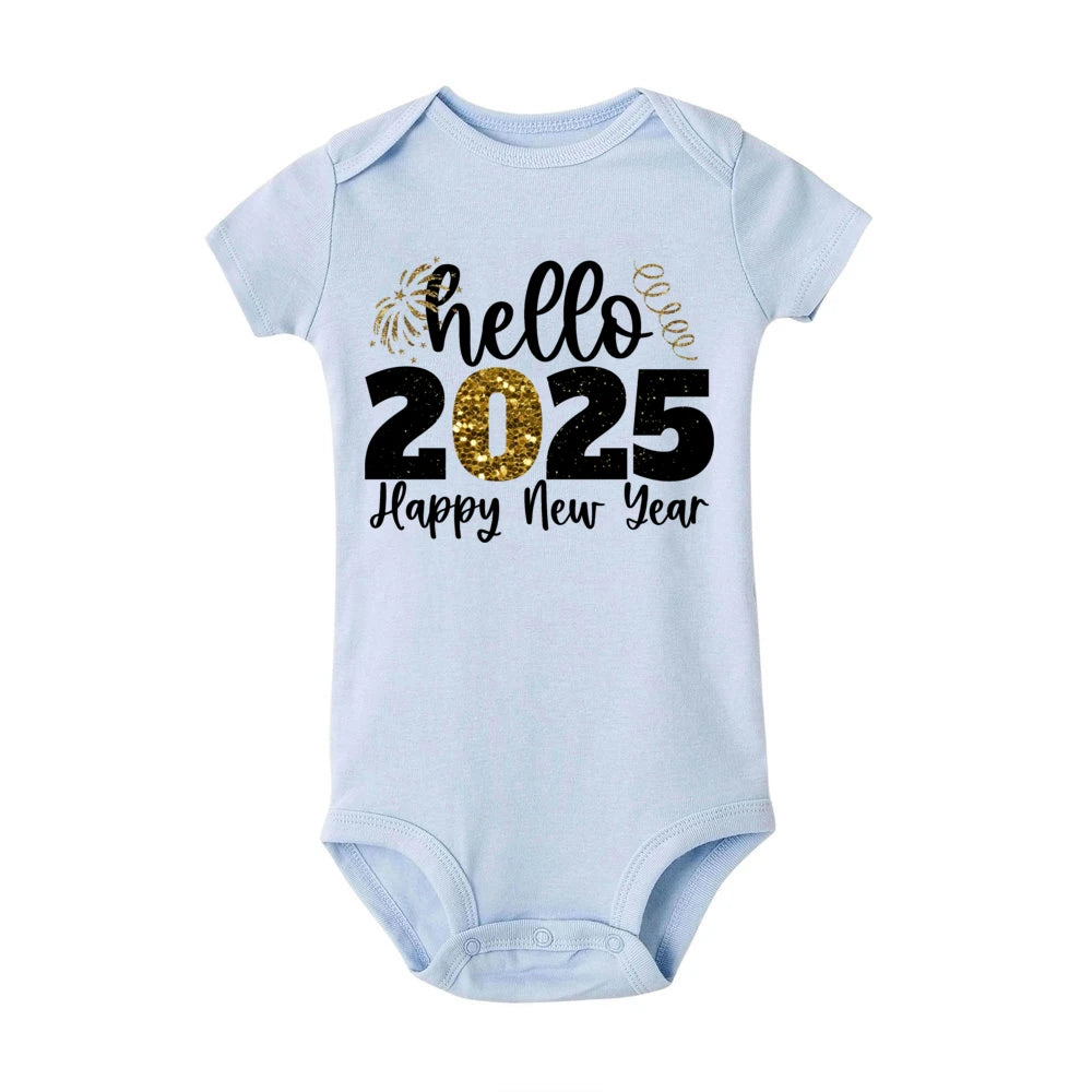 Happy New Year 2025 Baby Bodysuit Inant Romper Boys Girls