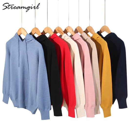 Yellow Hoodies Hooded Sweatshirt Femme Grande Taille Warm Pink Cashmere Hoodie