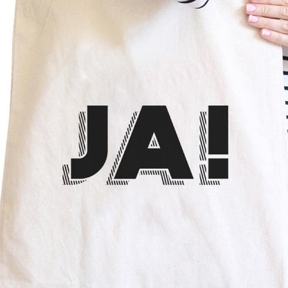 Ja! Natural Canvas Bag Canvas Tote Bags Gifts Ideas for Friends