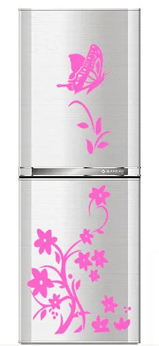 Creative Butterfly Refrigerator Sticker Home Decor Kitchen DIY Wall Stickers