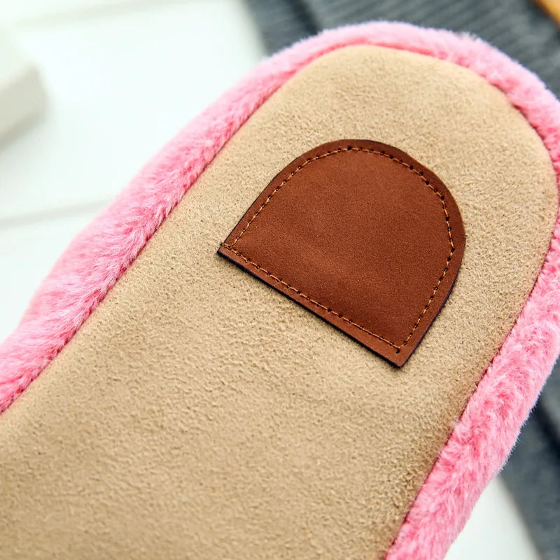 Slippers Women Indoor House Plush Soft Cute Cotton Slippers Shoes