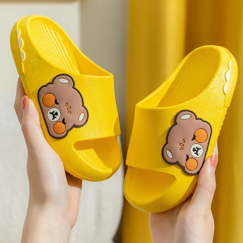 Kids Slippers for Boys Girls Cartoon Shoes Summer Toddler Flip Flops Baby