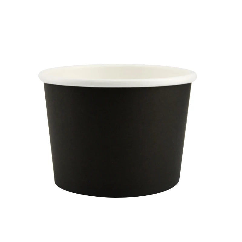 50pcs High Quality Black Thicken Disposable Paper Cups