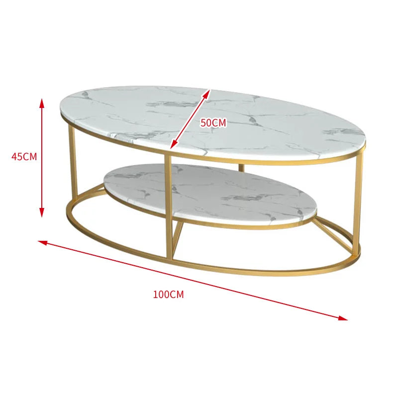 Nordic Luxury Living Room Coffee Tables Sofa Side Table Living Room Furniture