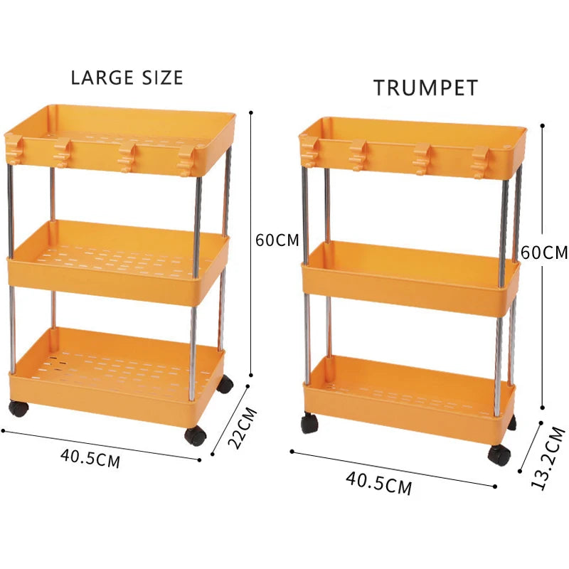 Organizers Kitchen Accessories Mobile Storage Shelves Shelf