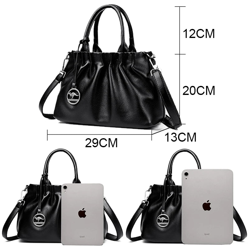 High Quality Designer Handbags Genuine Leather Large Capacity Casual Tote bags