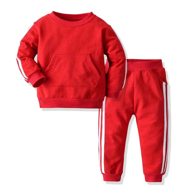 Sets for Baby Pullover Sweatshirts+Pants 2 Pcs Autumn Spring Tracksuit Boys