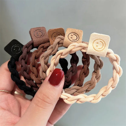 5PCS Stylish Women Hair Ties Girls Beautiful Elastic Hair Rubber Bands Elegant