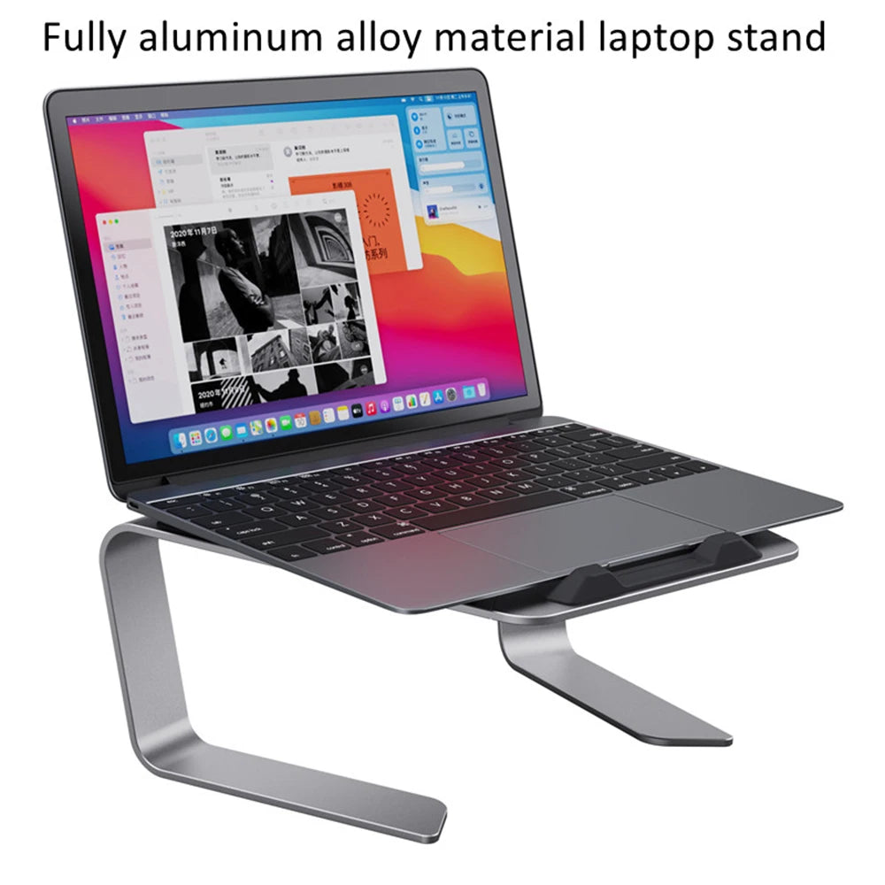 Adjustable Aluminum Laptop Stand Portable Notebook Support Holder for Macbook