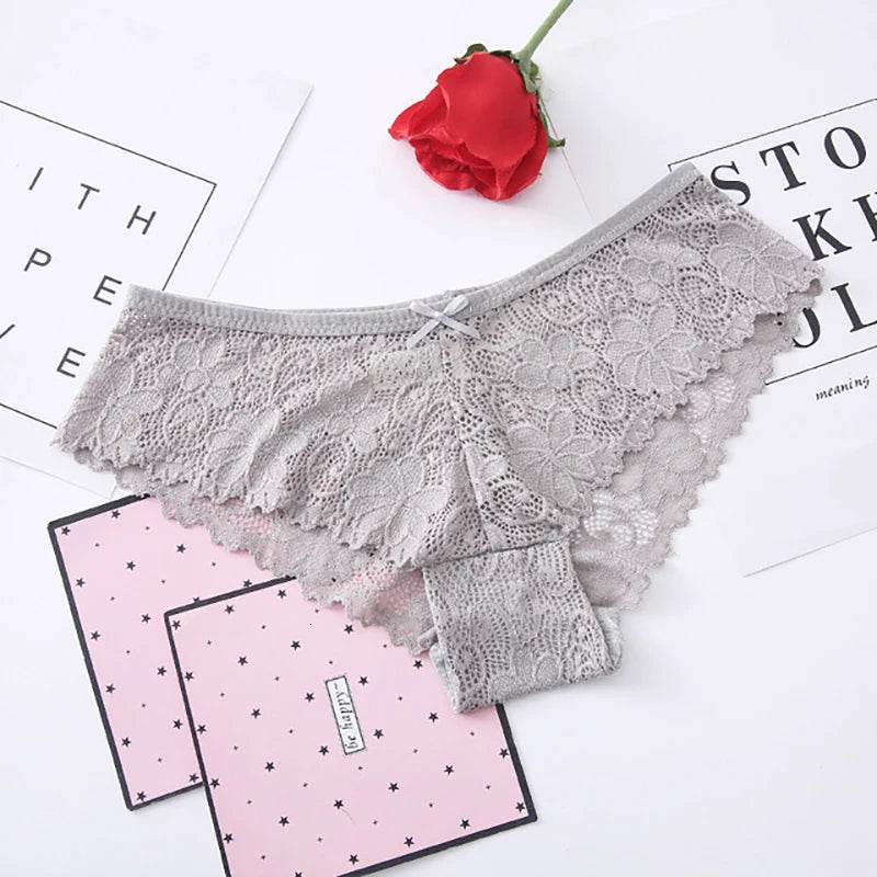 Sexy Lace Panties Women Soft Underwear Female Lingerie Tempting Briefs