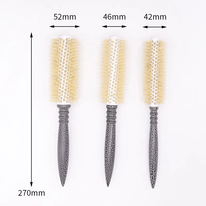 1PC Hot Sales Curly Hair Brush Wood Hair Brush for Womens Boar Bristle Hair