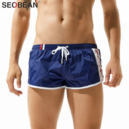 SEOBEAN Shorts Mens Bermuda Beach Men Shorts Male Brand Board Shorts Men's Short