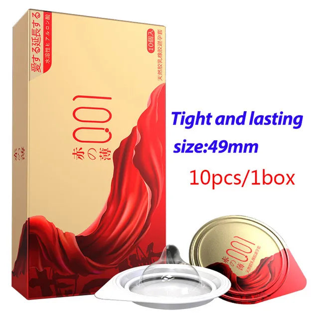 0.01 Ultra Thin Condoms for Men Long Sex Ejaculation Delay Rubber Condom