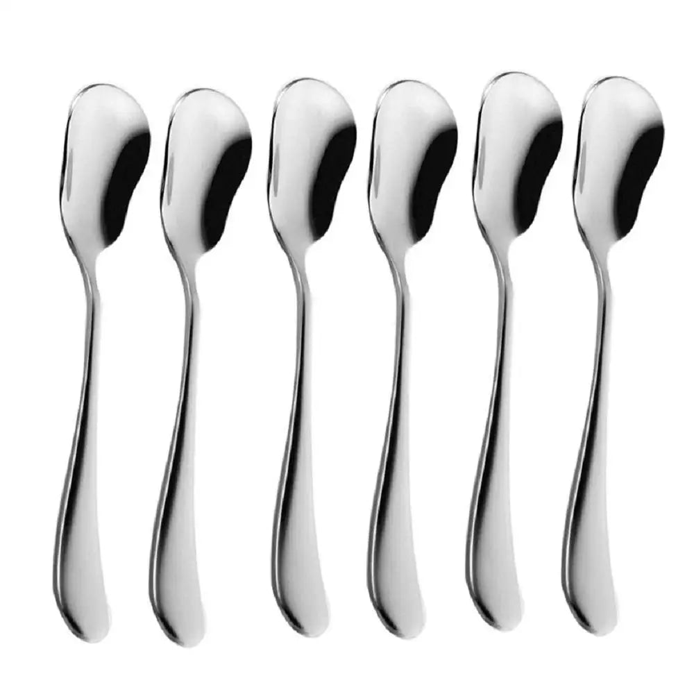 5.3-Inch Stainless Steel Ice Cream Spoon Flatware Silverware Cutlery Set