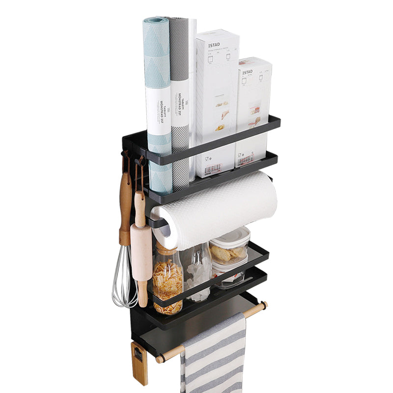 Multifunction Kitchen Storage Holder Refrigerator Side Storage Rack Fridge Rack