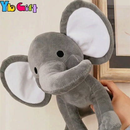 Elephant Plush Toys Kawaii Toy Stuffed Animal Doll for Boys White Elephant Toys