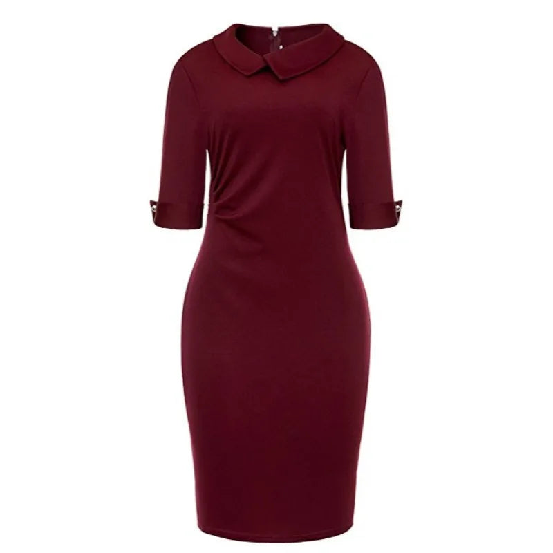 4 Color Female Sexy Women Bodycon Career Dresses Party Work