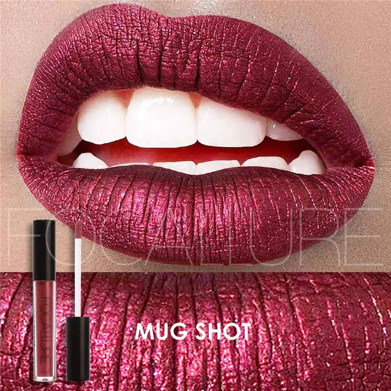 FOCALLURE Waterproof Matte Liquid Lipstick Long-Lasting Lip Tint Nude Lipgloss