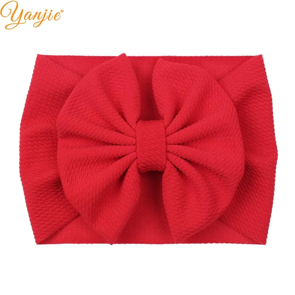 YANJIE 2023 New Turban Fashion 5'' Hair Bows Headband