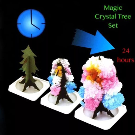 Magic Christmas Tree Crystal Flowering Christmas Tree Colorful Mini Christmas