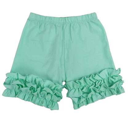 Baby Cotton Ruffle Baby Shorts Toddler Girls Shorts Kids Knit Icing Baby Girl