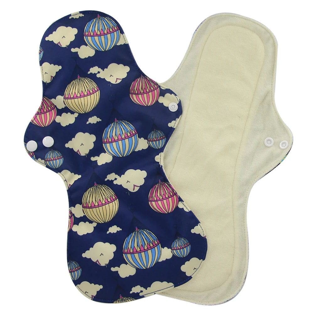 Night Use Washable Flamingo Cloth Menstrual Pad Heavy Flow Sanitary Napkin