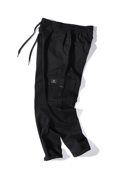 Boutique Multi Pocket Cargo Pants High Street Fashion Long Loose Pants for Mens