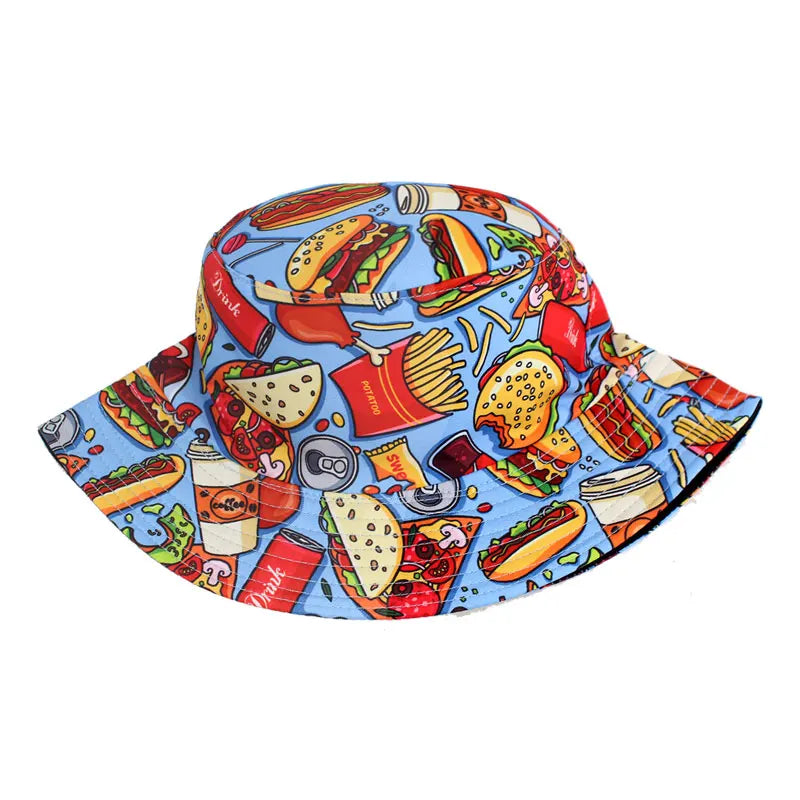 Summer Fisherman Women's Bucket Hat Men Reversible Hats